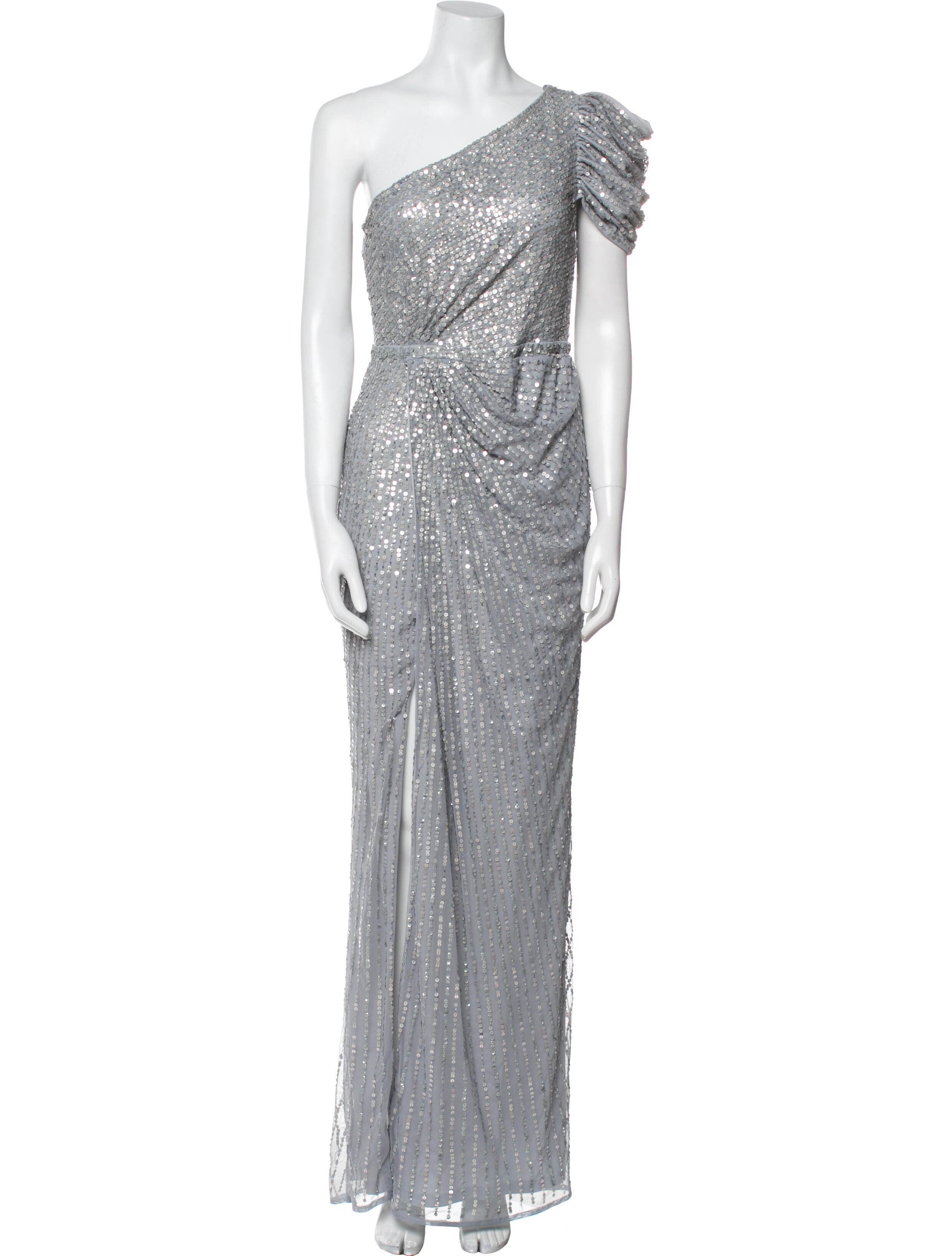 Mac Duggal One-Shoulder Long Dress w/ Tags