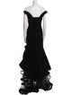 Mac Duggal Off-The-Shoulder Long Dress