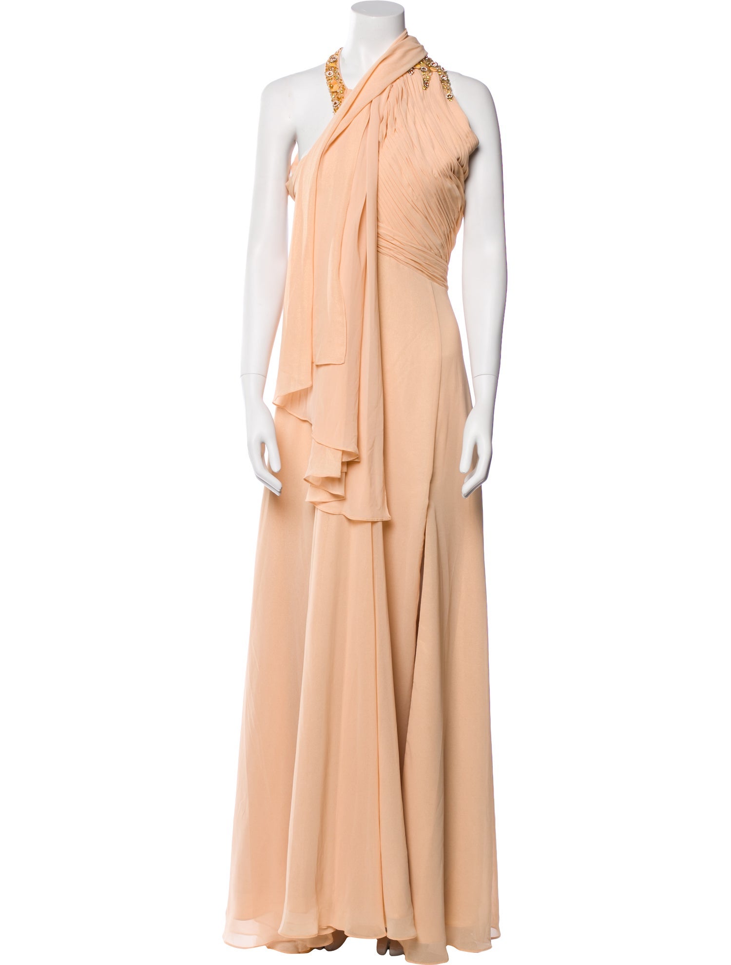 Mac Duggal Halterneck Long Dress