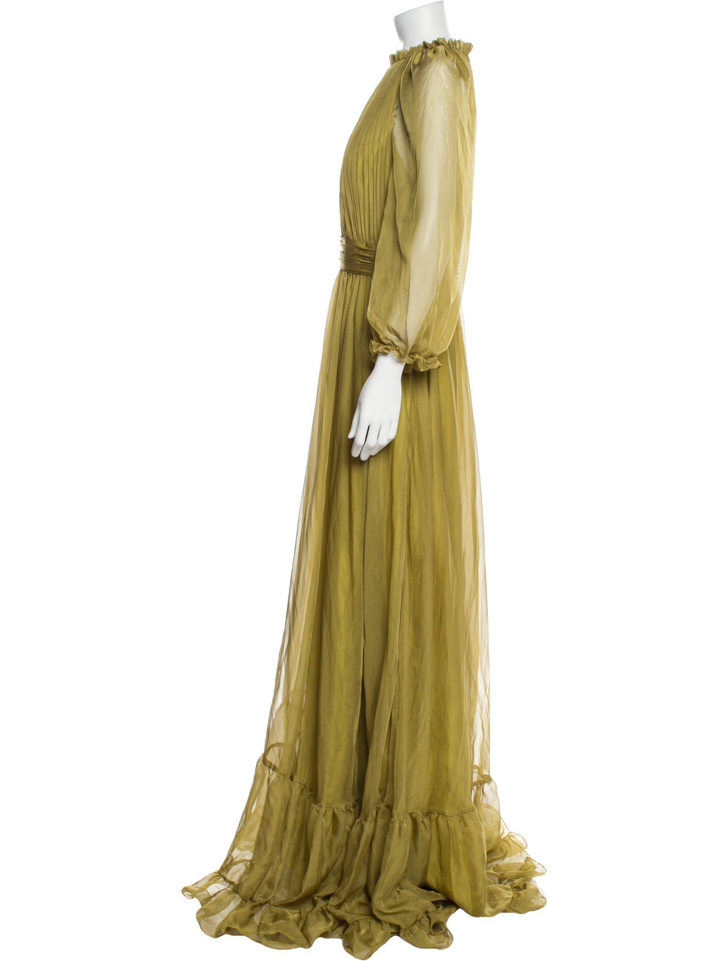 Mac Duggal Mock Neck Long Dress