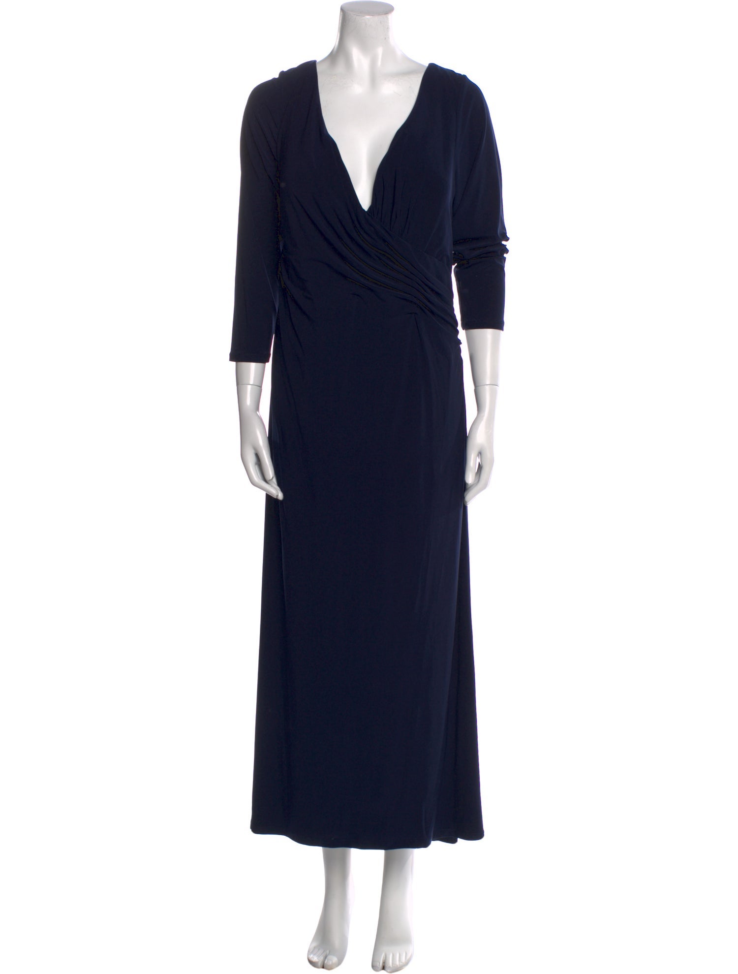 Mac Duggal V-Neck Long Dress