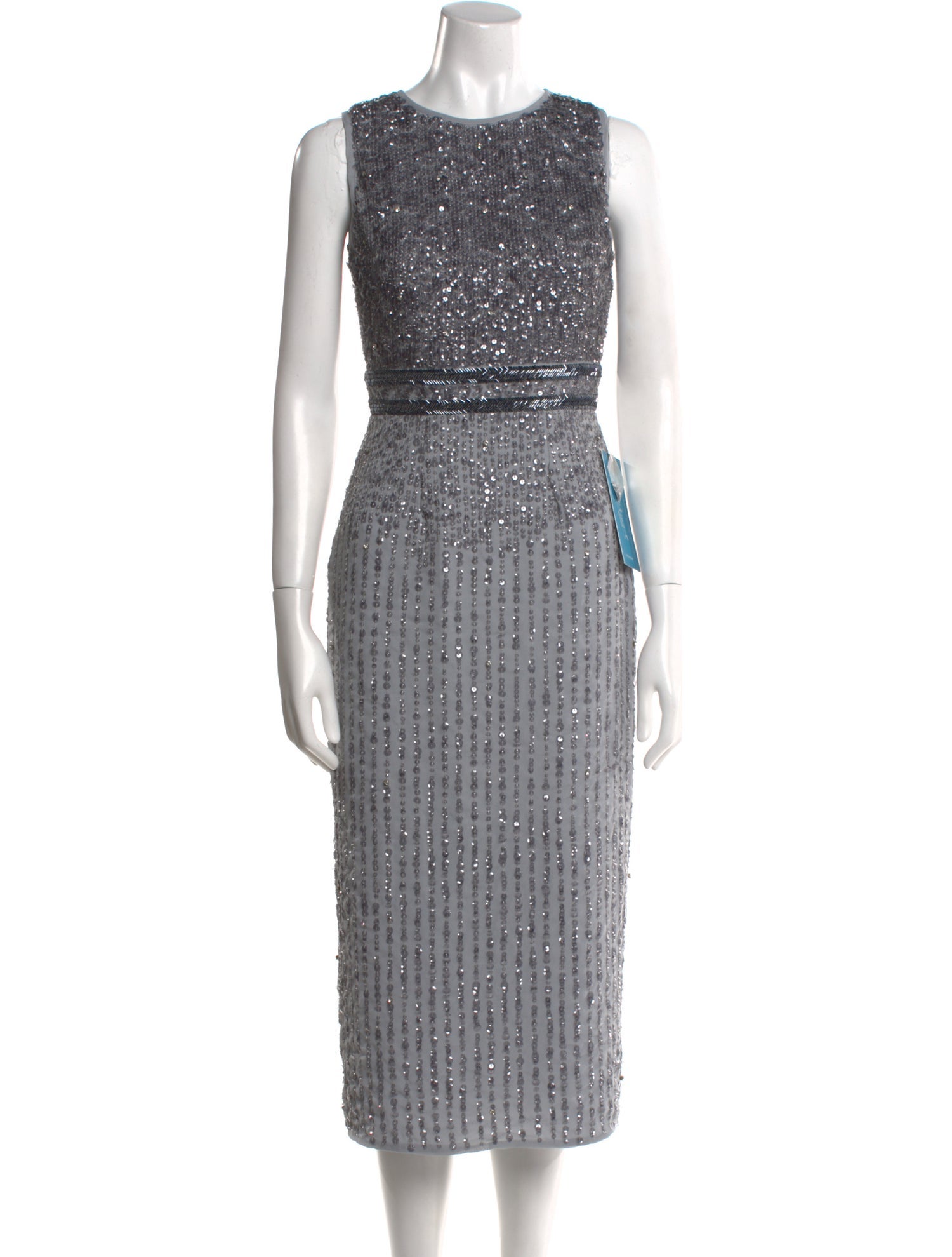 Mac Duggal Crew Neck Long Dress w/ Tags