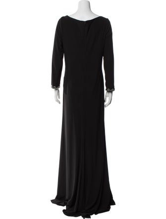 Mac Duggal V-Neck Long Dress