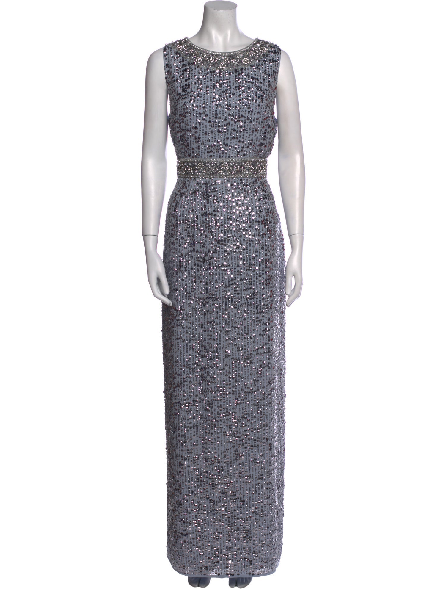 Mac Duggal Bateau Neckline Long Dress w/ Tags