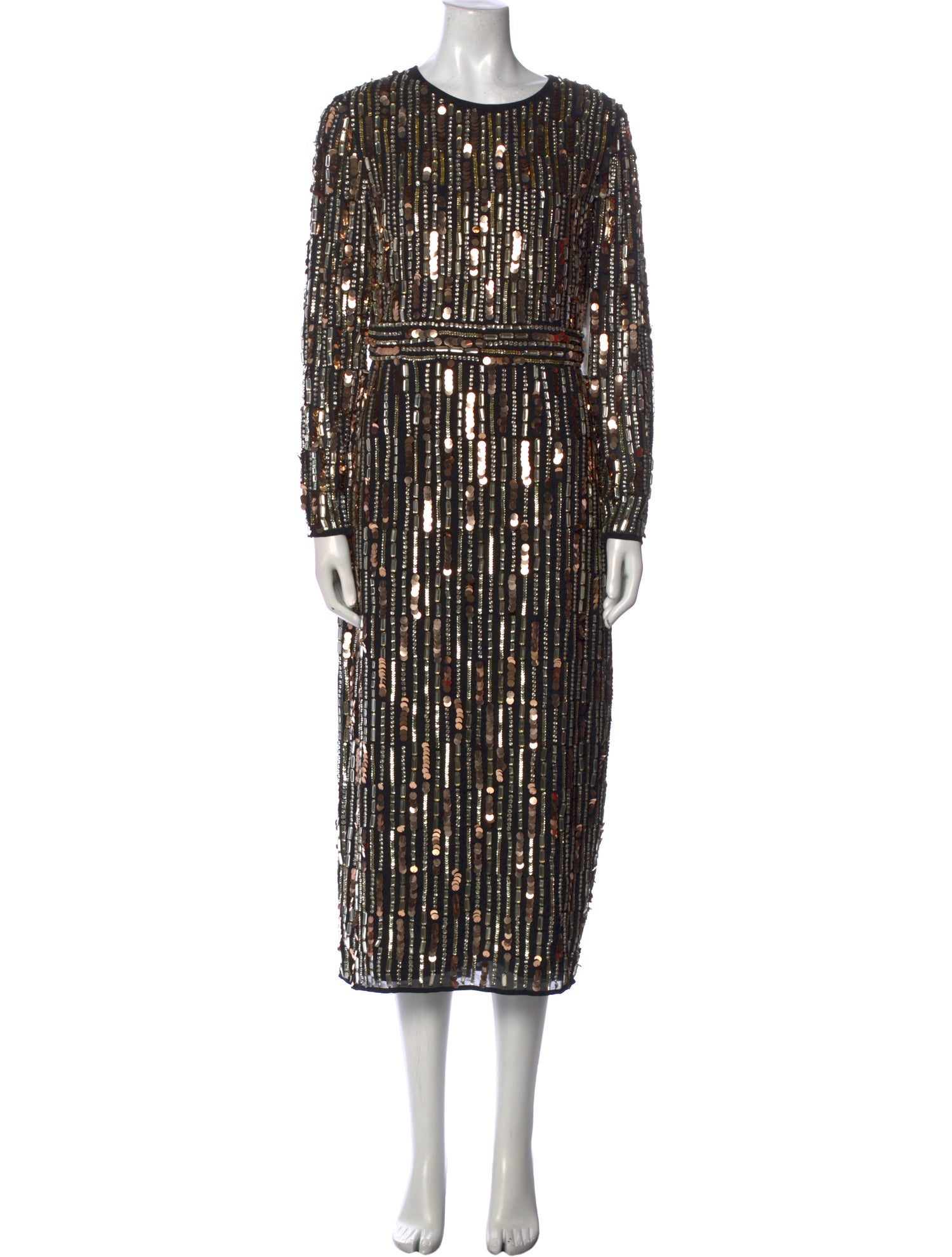 Mac Duggal Printed Long Dress w/ Tags