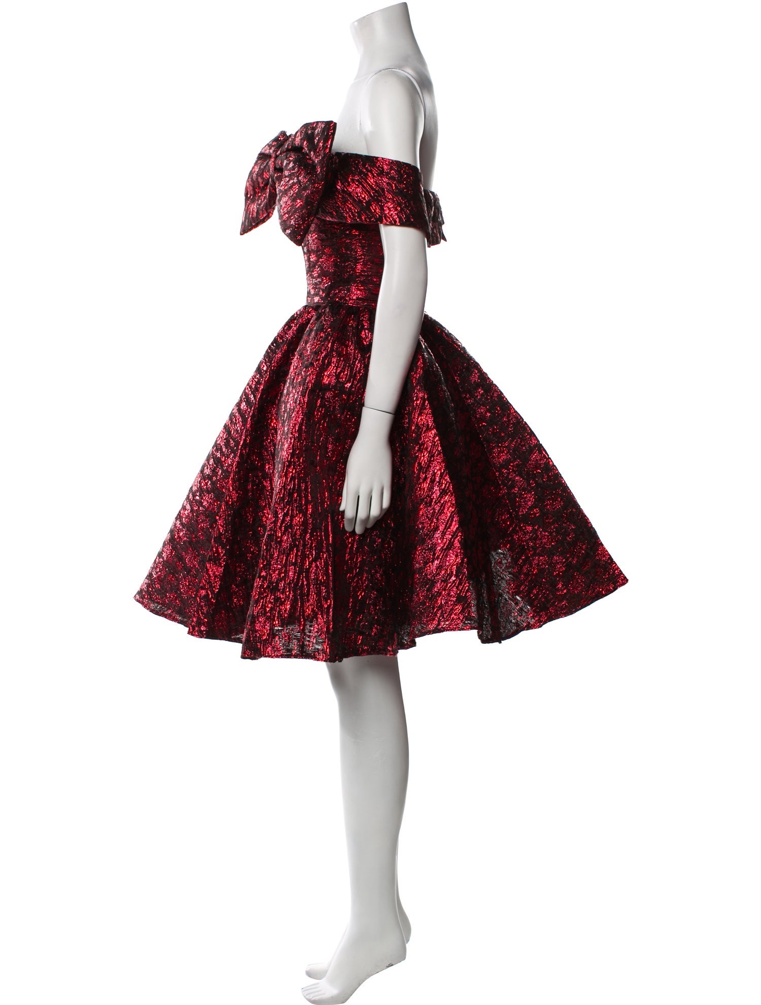 Mac Duggal Off-The-Shoulder Mini Dress w/ Tags