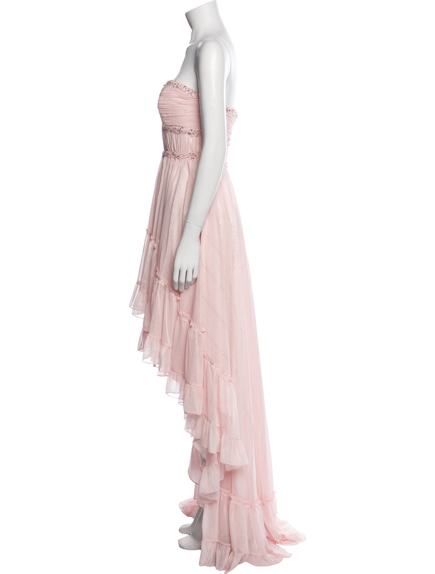 Mac Duggal Strapless Long Dress