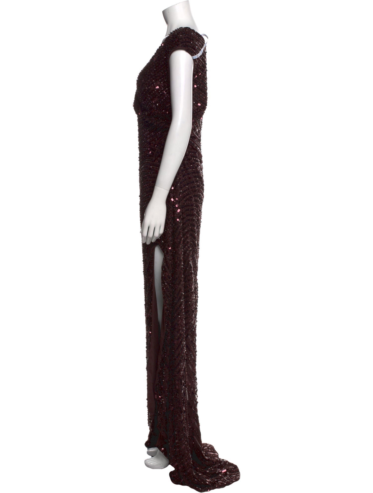 Mac Duggal V-Neck Long Dress w/ Tags