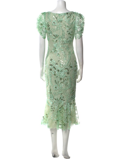 Mac Duggal Lace Pattern Long Dress