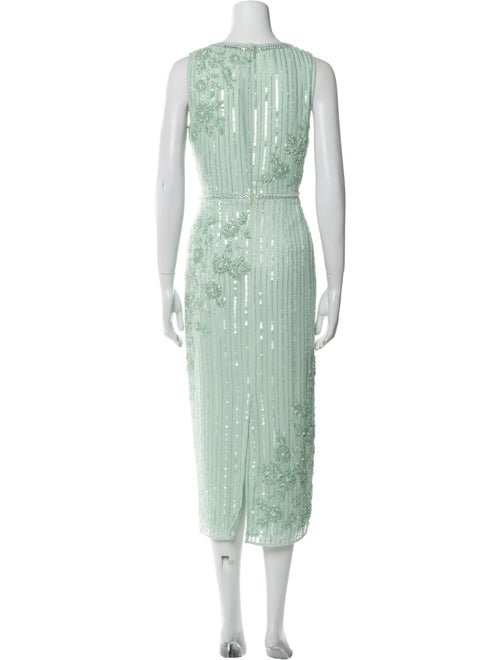 Mac Duggal Crew Neck Long Dress