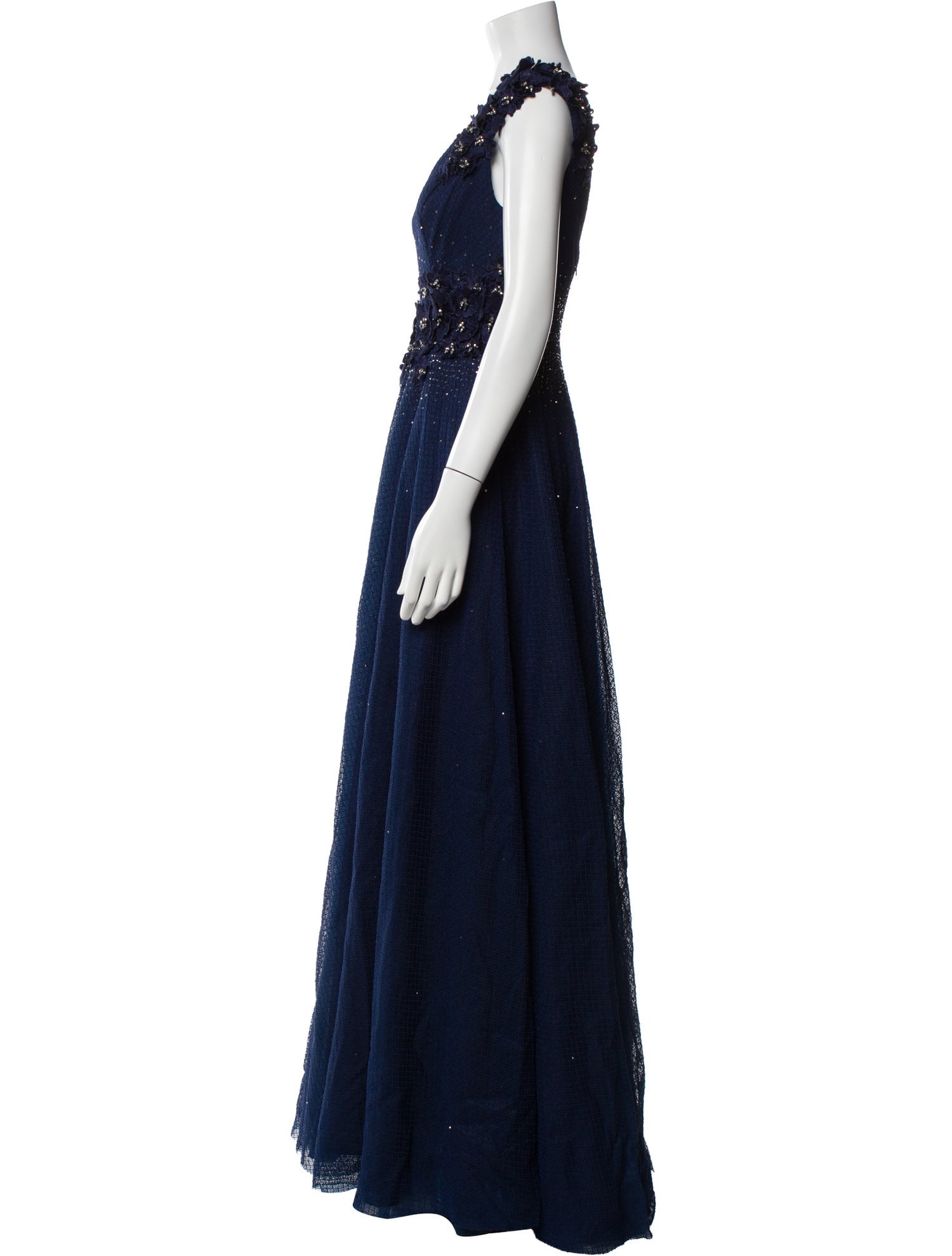 Mac Duggal V-Neck Long Dress w/ Tags