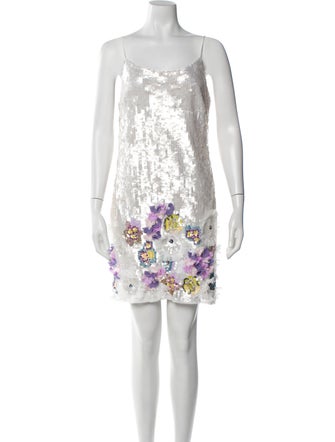 Mac Duggal Patterned Mini Dress