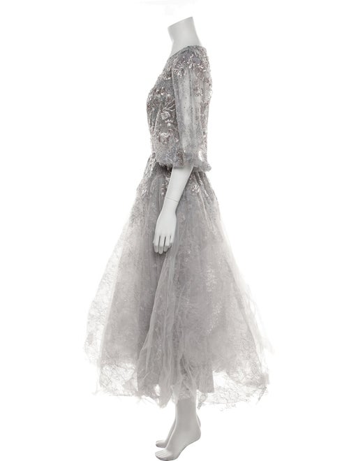 Mac Duggal Bateau Neckline Long Dress