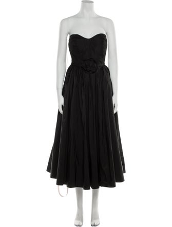 Mac Duggal Strapless Midi Length Dress