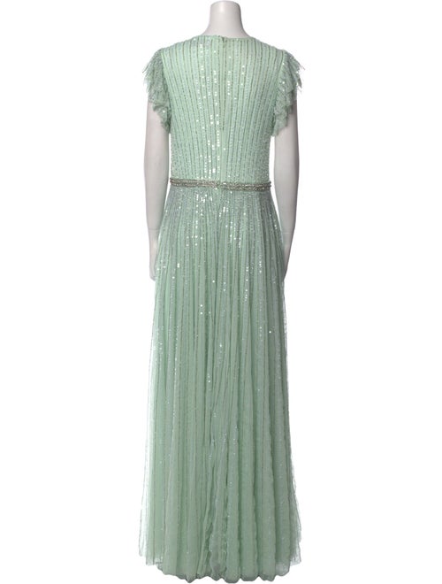 Mac Duggal V-Neck Long Dress