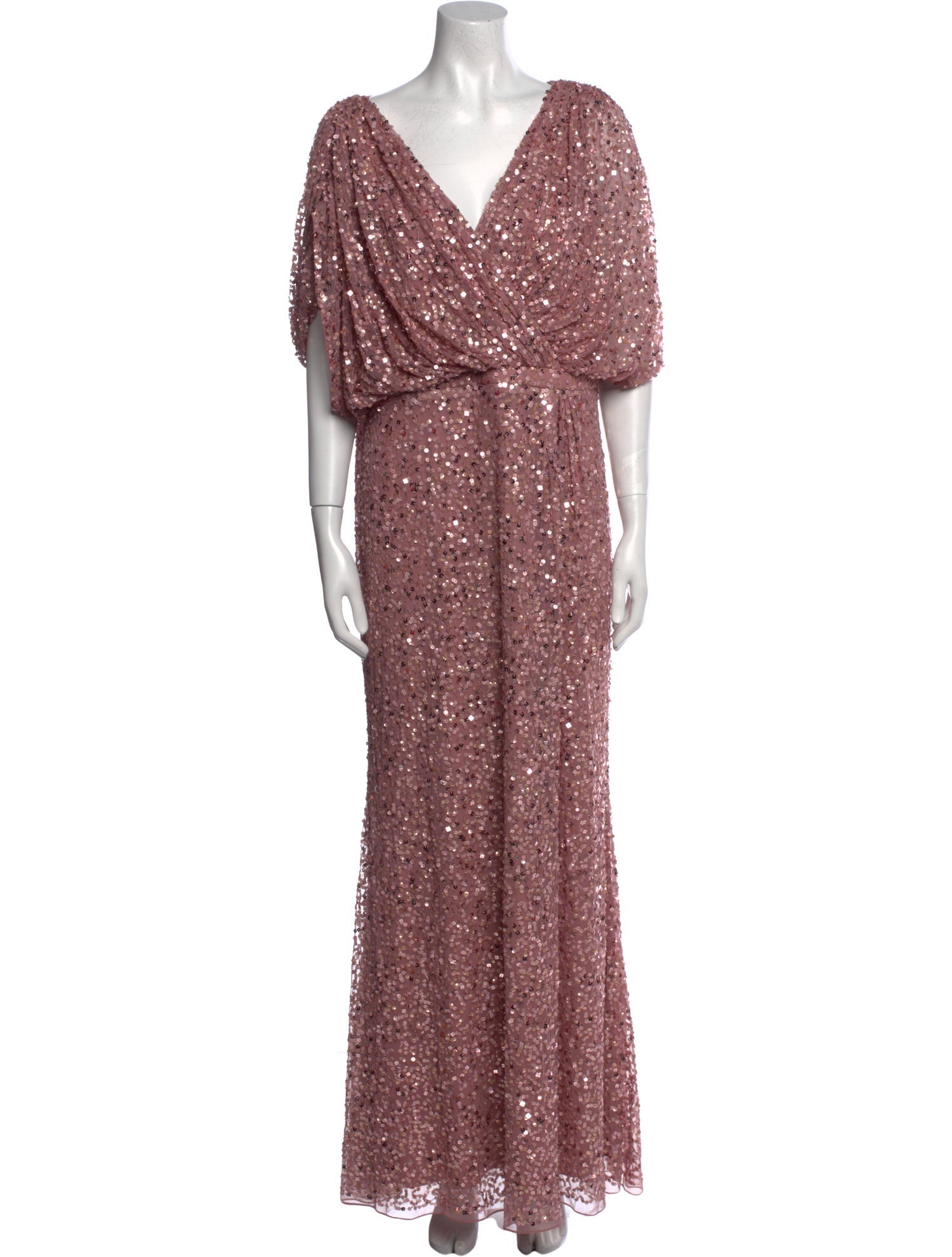 Mac Duggal V-Neck Long Dress w/ Tags