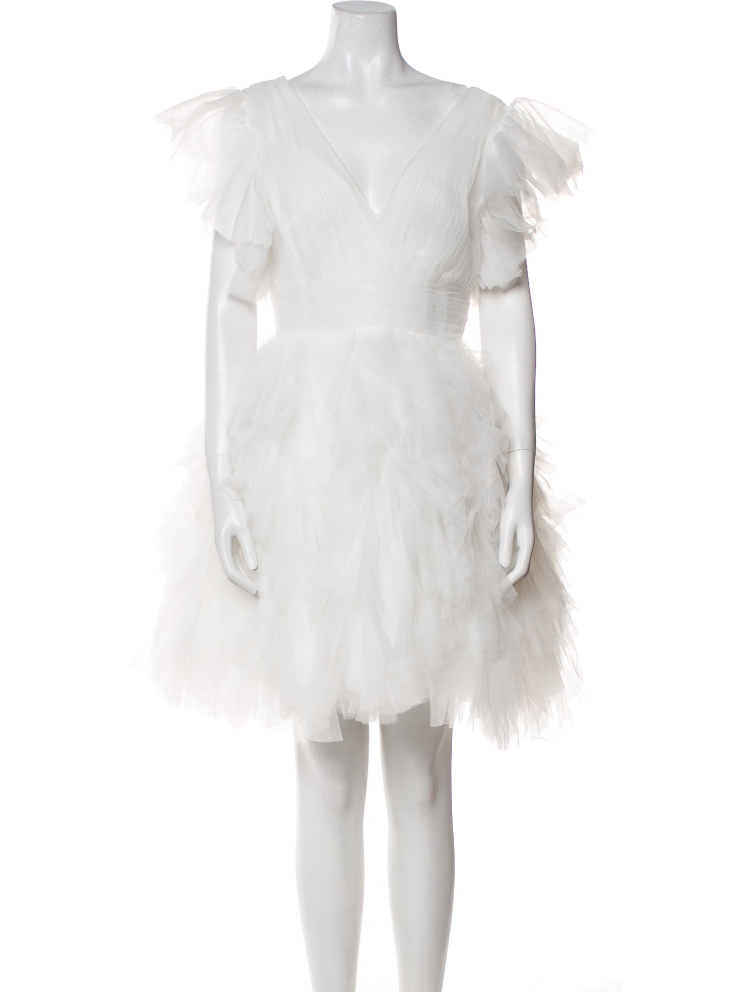 Mac Duggal V-Neck Mini Dress w/ Tags