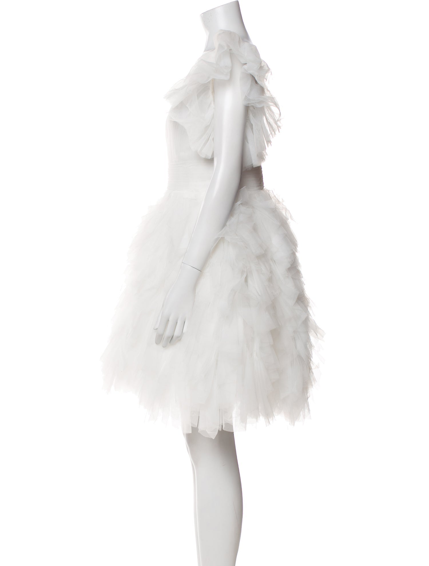 Mac Duggal V-Neck Mini Dress w/ Tags