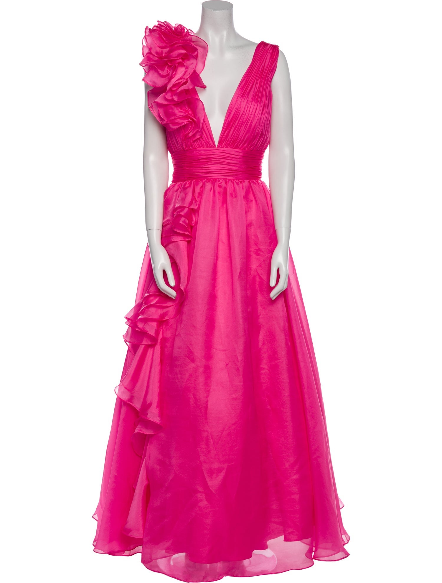 Mac Duggal V-Neck Long Dress w/ Tags