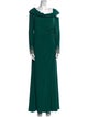 Mac Duggal Cowl Neck Long Dress