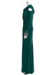 Mac Duggal Cowl Neck Long Dress