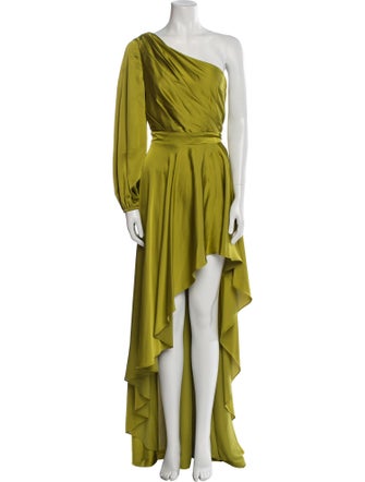 Mac Duggal One-Shoulder Long Dress