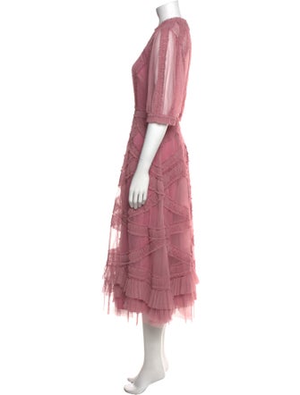 Mac Duggal Mock Neck Long Dress