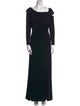 Mac Duggal Bateau Neckline Long Dress