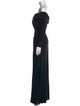 Mac Duggal Bateau Neckline Long Dress