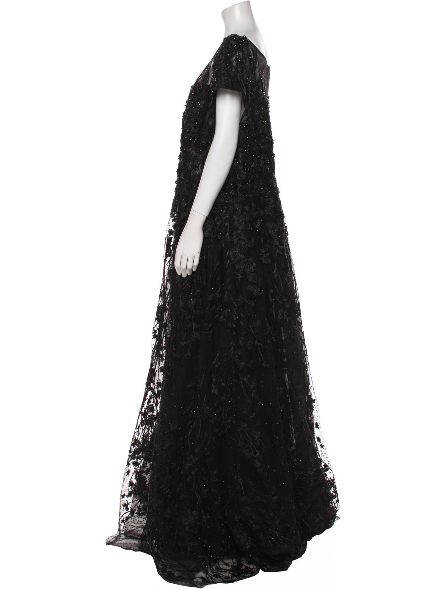 Mac Duggal Square Neckline Long Dress w/ Tags