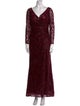 Mac Duggal Cowl Neck Long Dress
