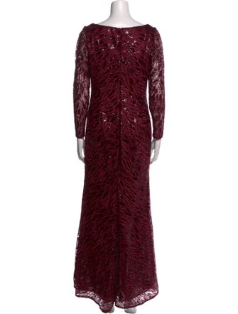 Mac Duggal Cowl Neck Long Dress