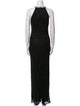 Mac Duggal Crew Neck Long Dress