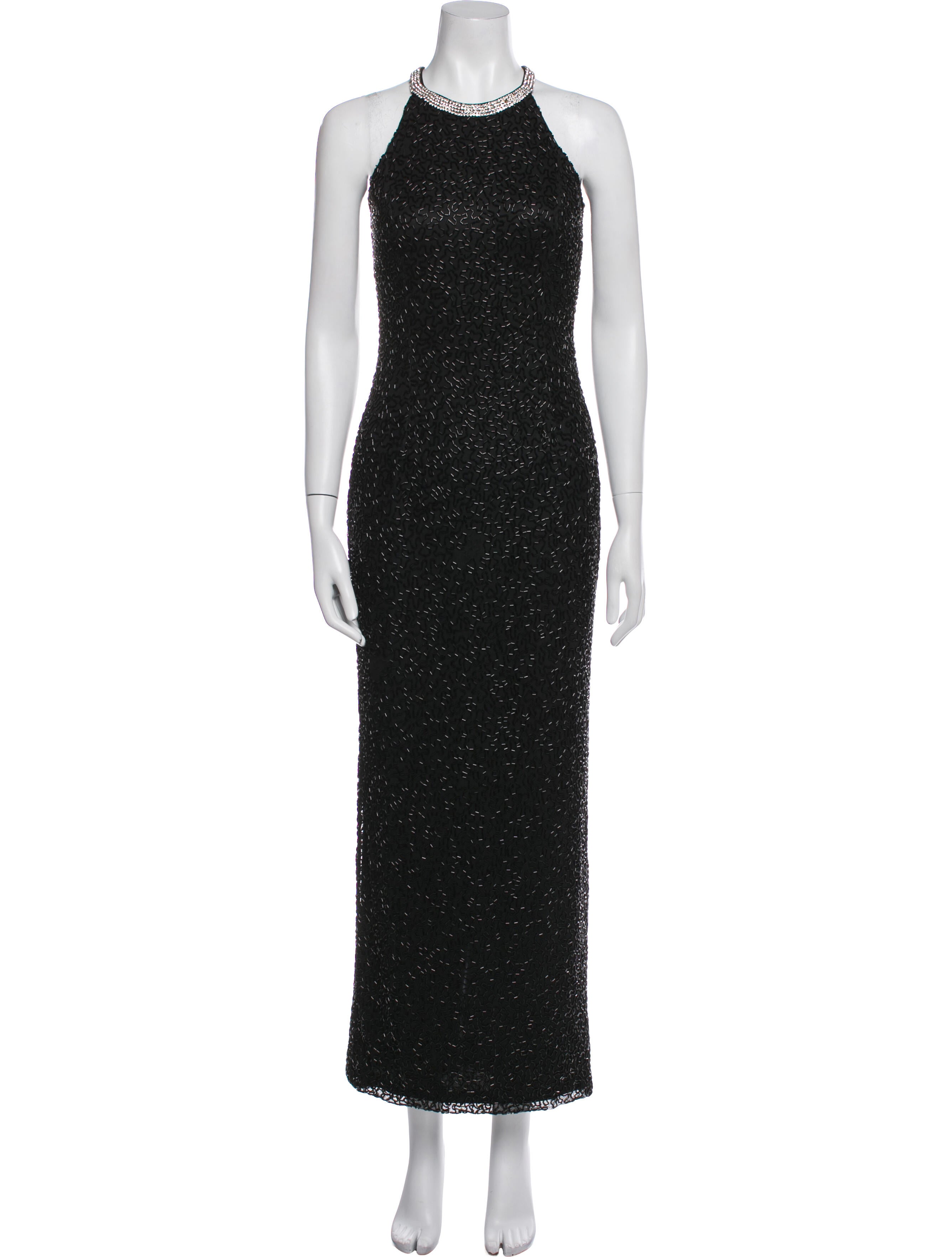 Mac Duggal Halterneck Long Dress