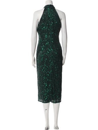 Mac Duggal Mock Neck Long Dress