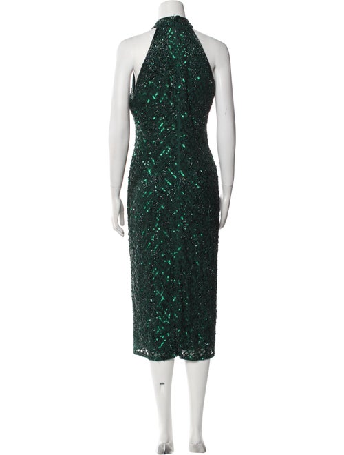 Mac Duggal Mock Neck Long Dress