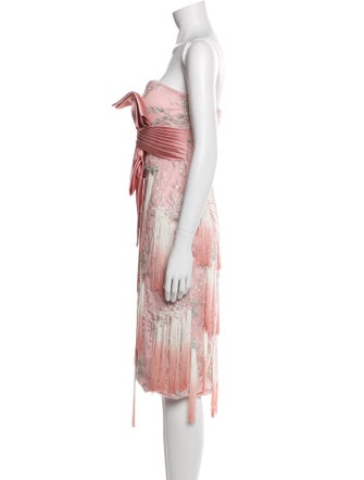 Mac Duggal Printed Knee-Length Dress