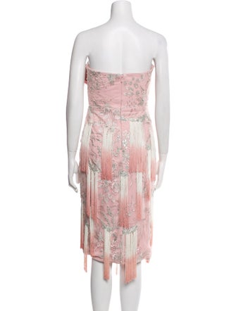 Mac Duggal Printed Knee-Length Dress