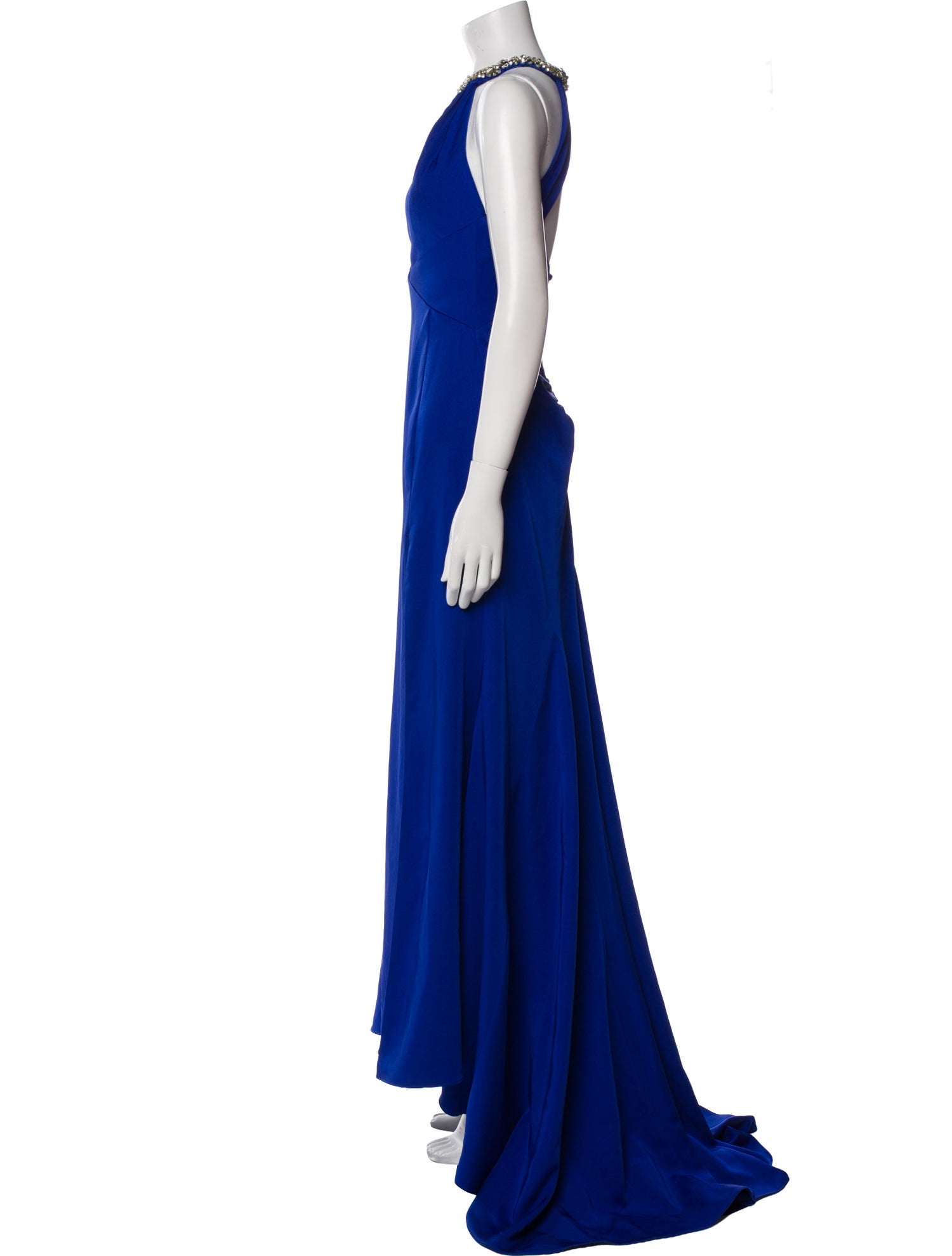 Mac Duggal Halterneck Long Dress