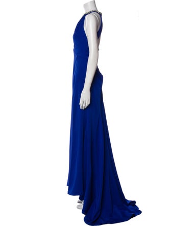 Mac Duggal Halterneck Long Dress