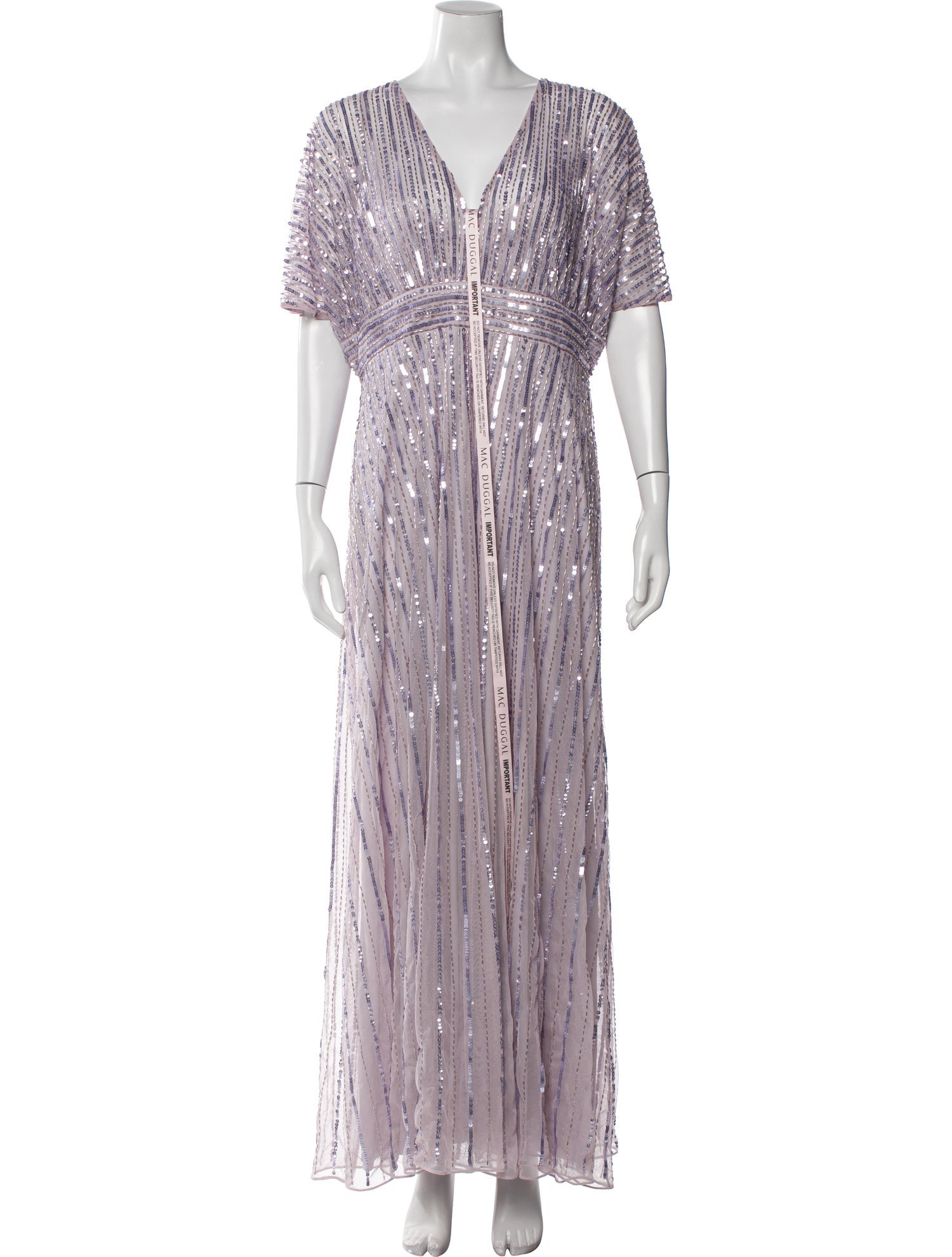 Mac Duggal V-Neck Long Dress w/ Tags