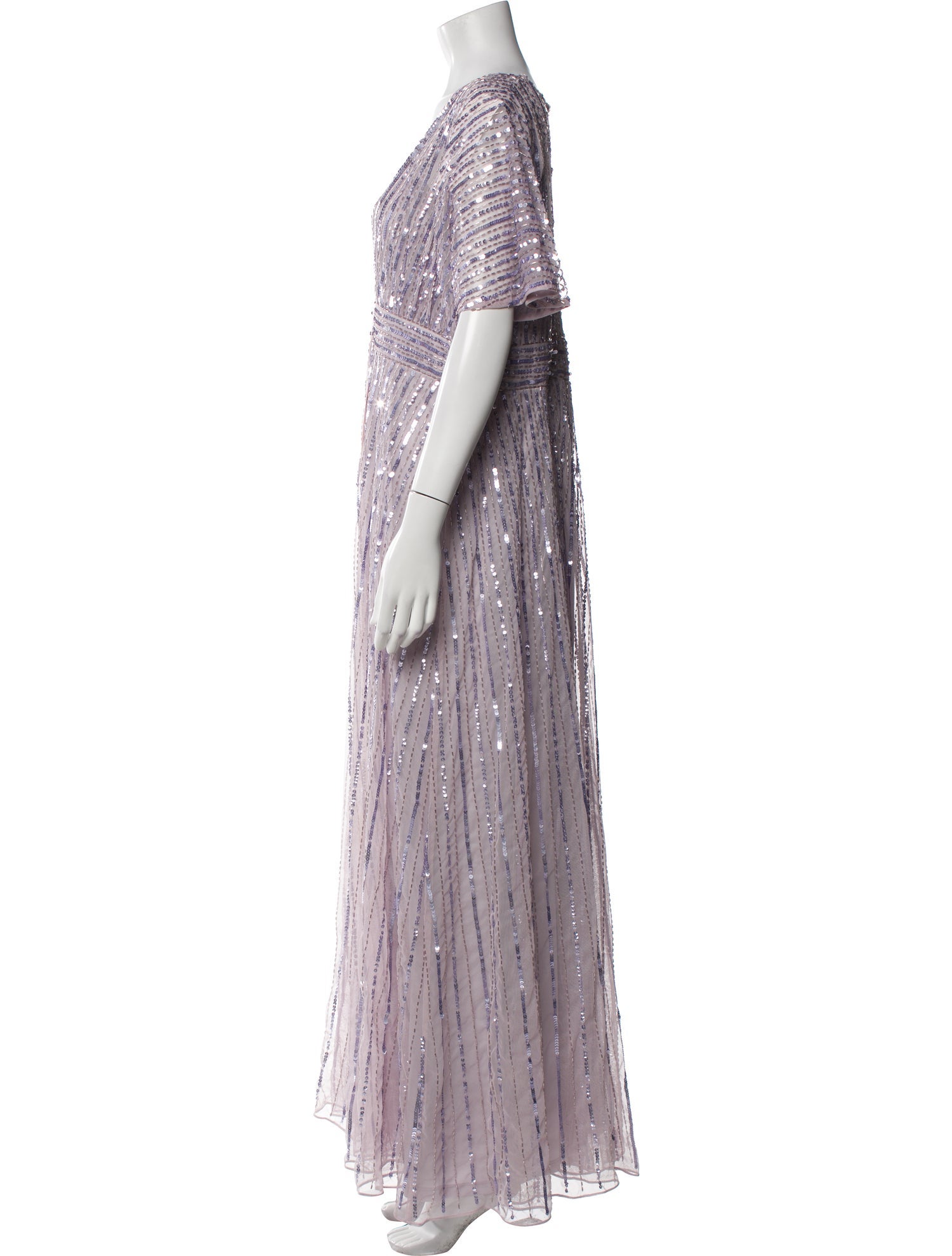 Mac Duggal V-Neck Long Dress w/ Tags