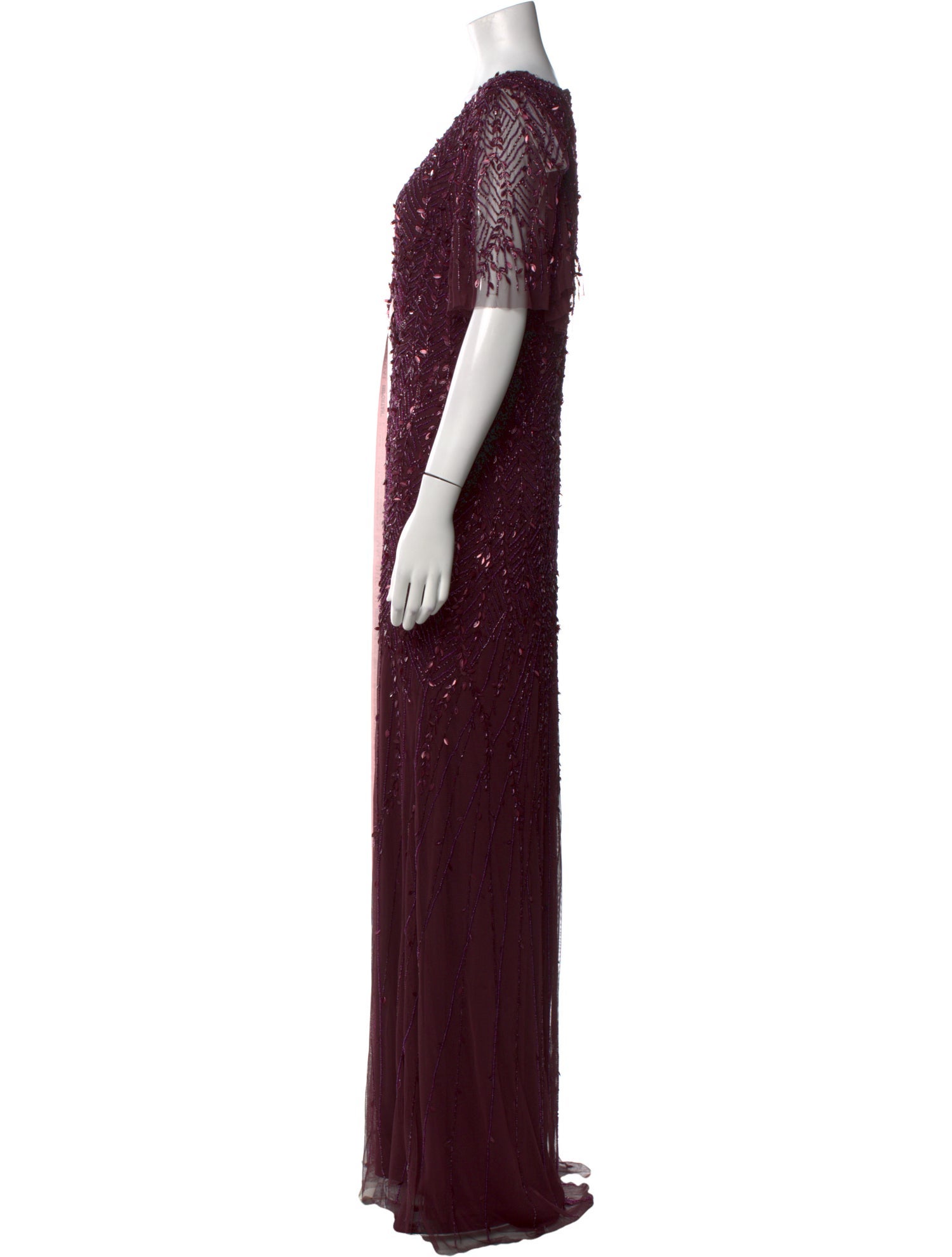 Mac Duggal V-Neck Long Dress w/ Tags