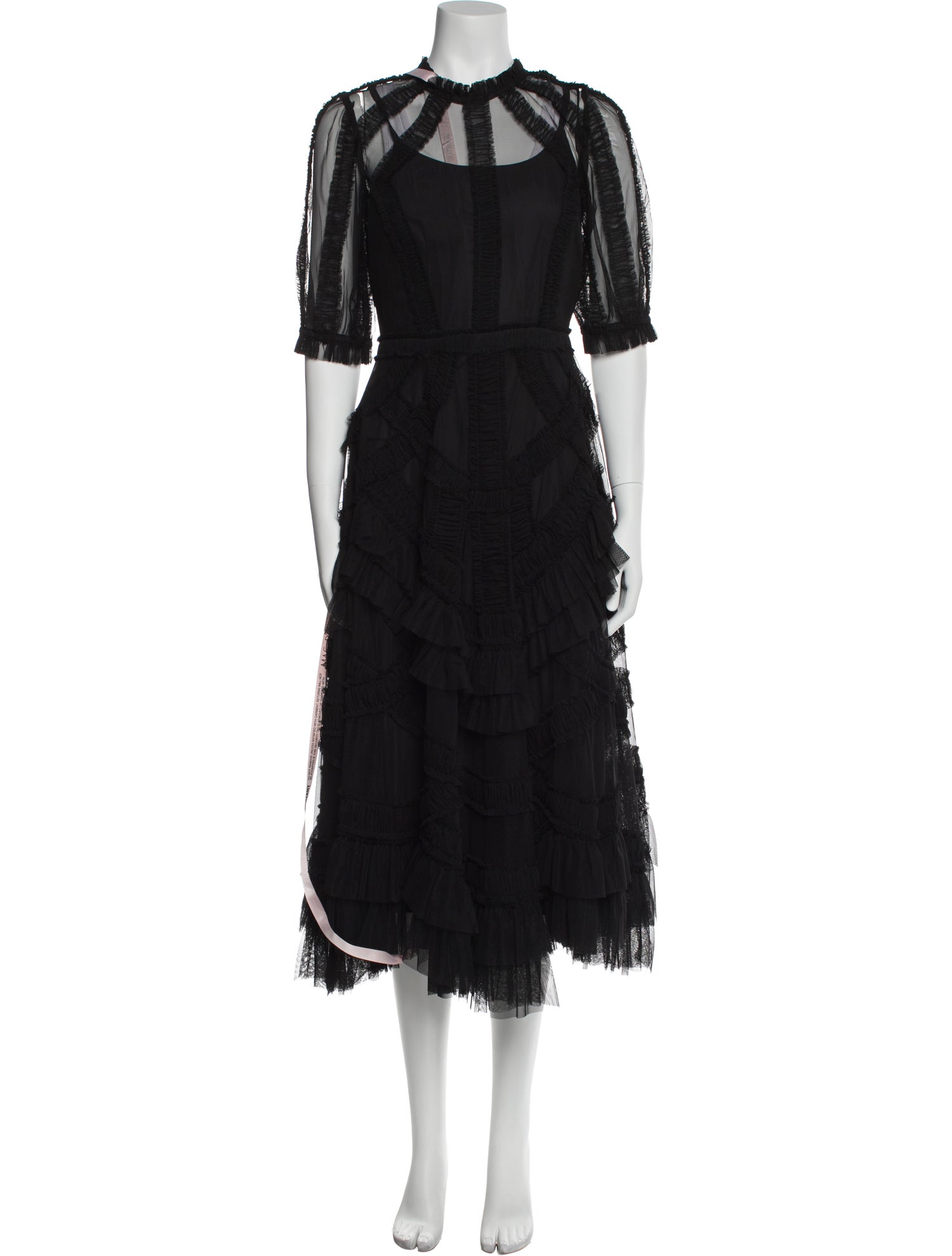 Mac Duggal Mock Neck Long Dress w/ Tags