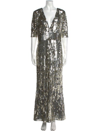 Mac Duggal Nylon Long Dress