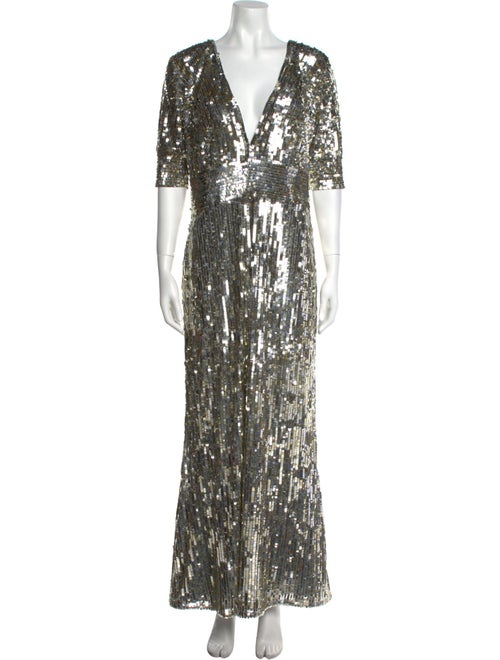 Mac Duggal Nylon Long Dress