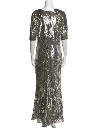 Mac Duggal Nylon Long Dress