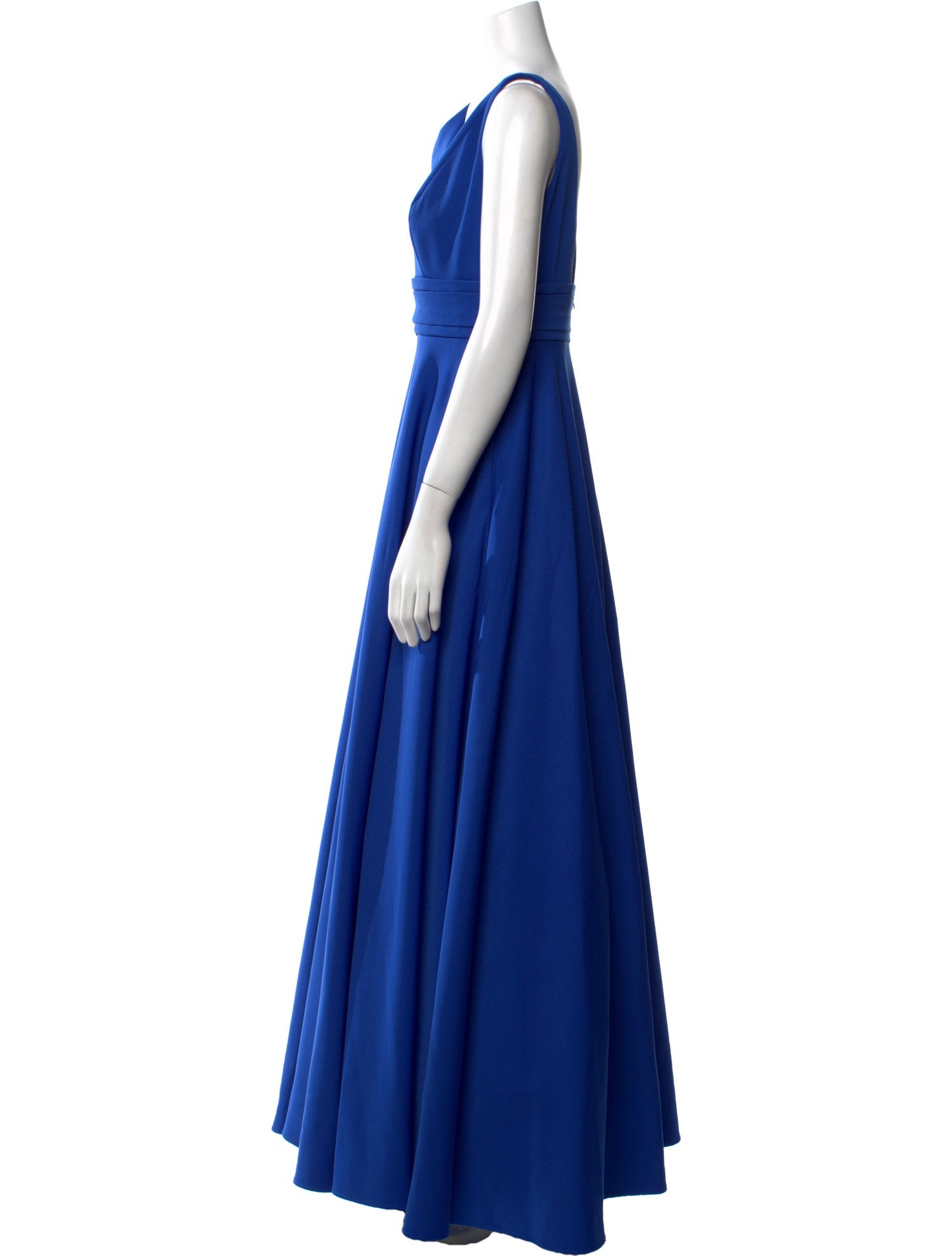 Mac Duggal V-Neck Long Dress