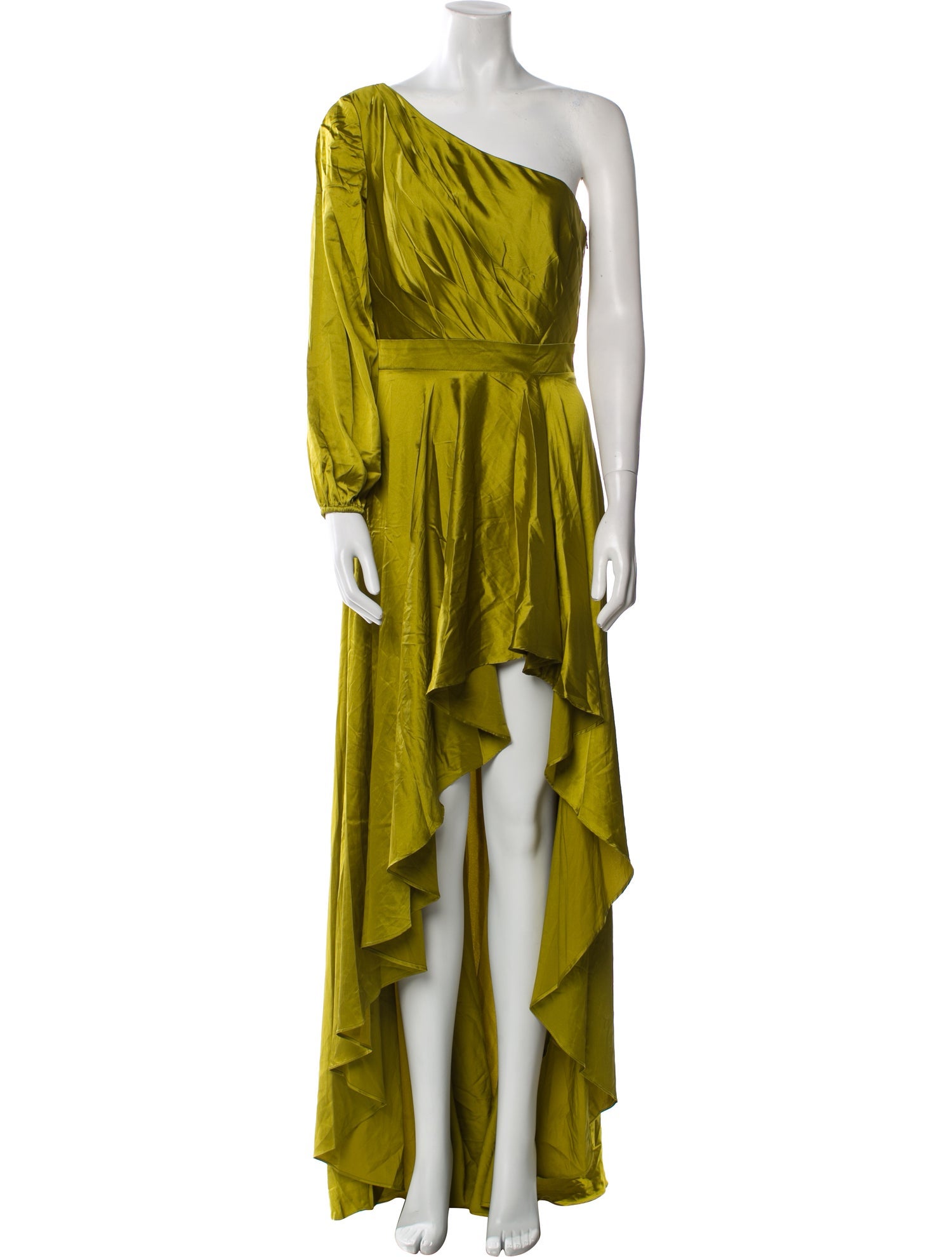 Mac Duggal One-Shoulder Long Dress