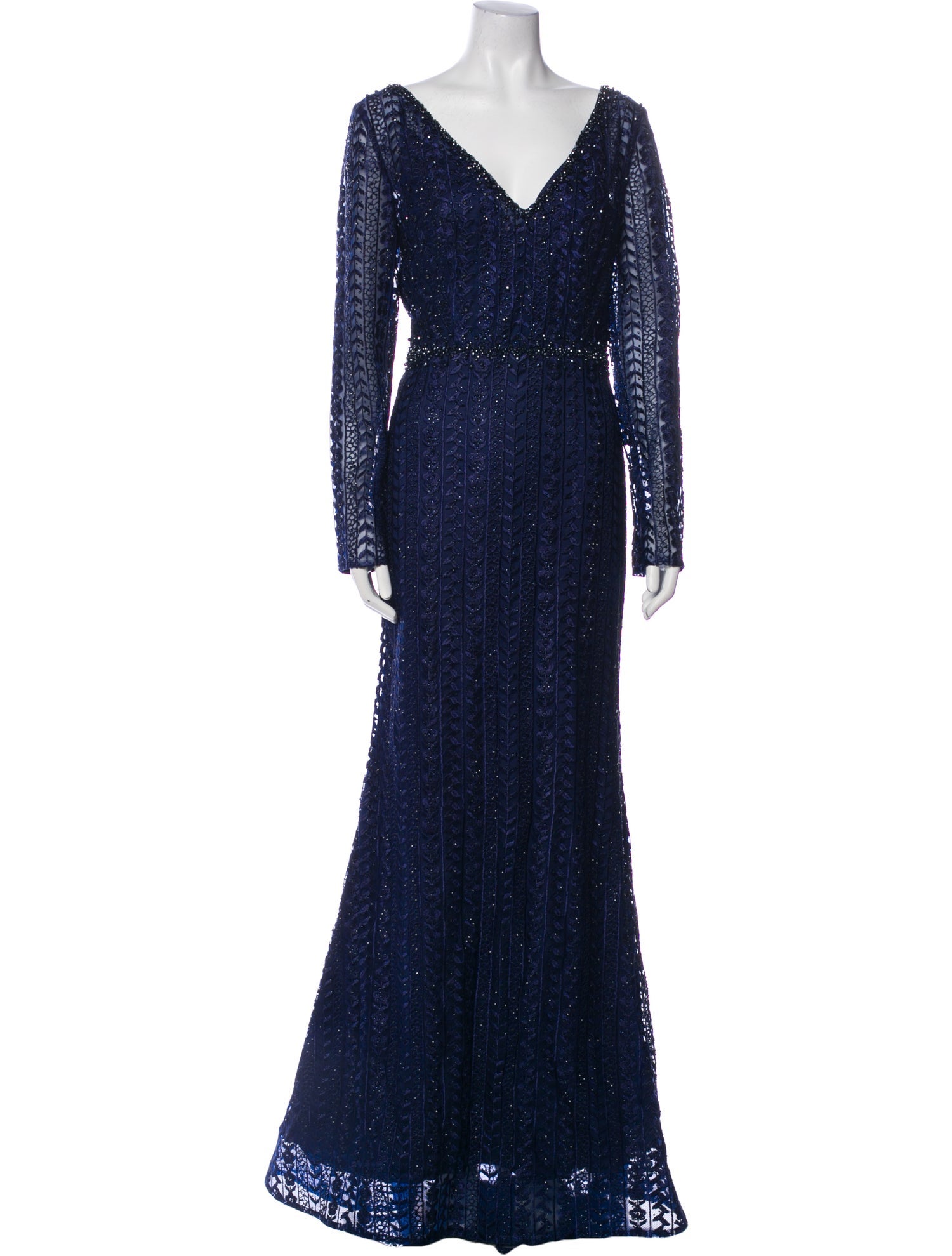 Mac Duggal V-Neck Long Dress w/ Tags